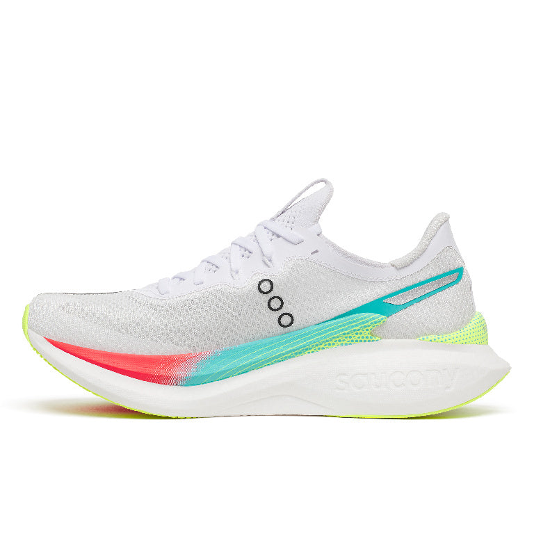 Saucony Men's Endorphin Pro 5 Running Shoes in White/Multi