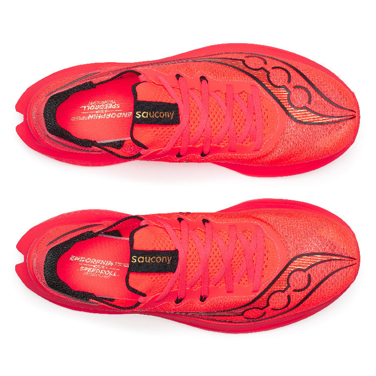 Saucony Men's Endorphin Pro 5 Running Shoes in Vizired/Black