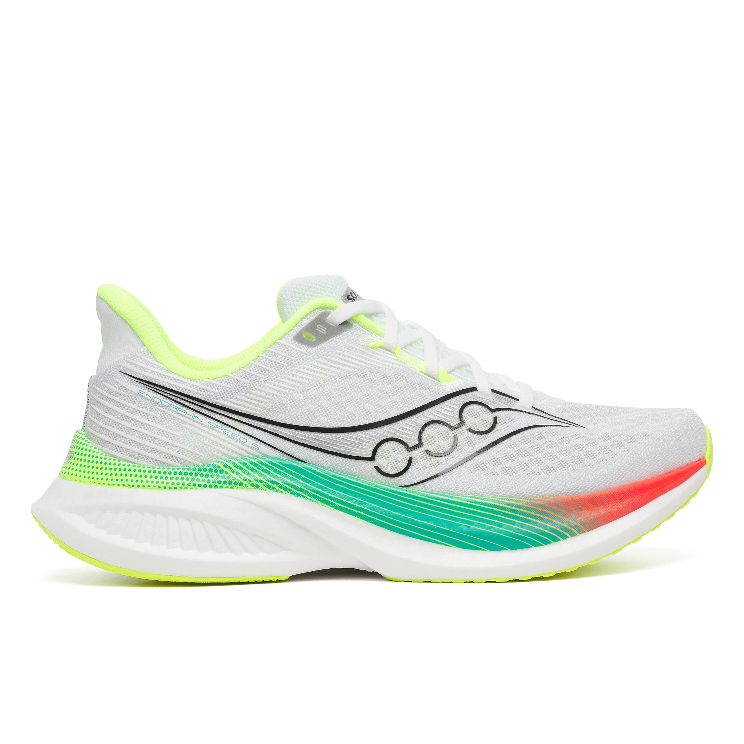 Saucony Men's Endorphin Speed 5 Running Shoes in White/Multi