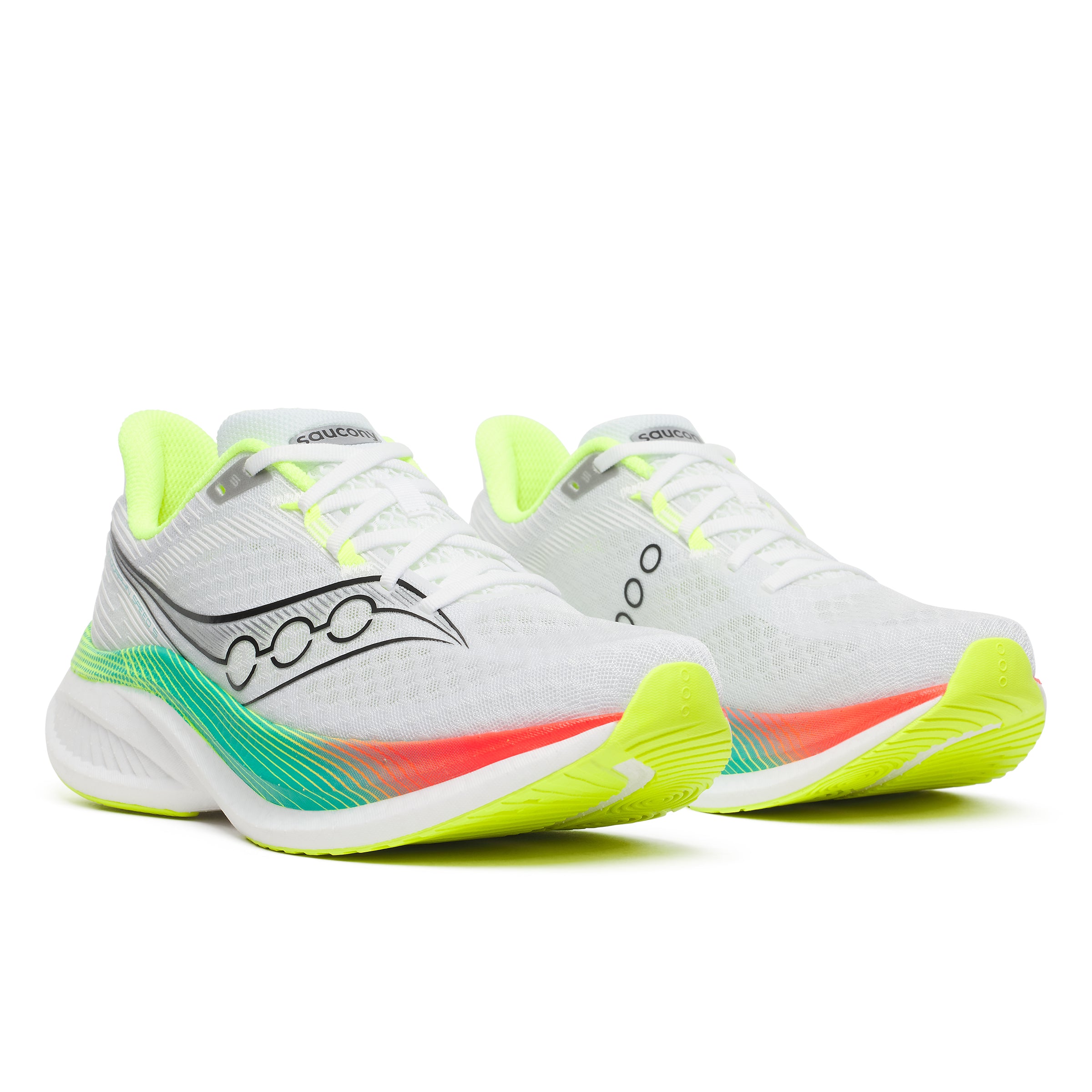 Saucony Men's Endorphin Speed 5 Running Shoes in White/Multi