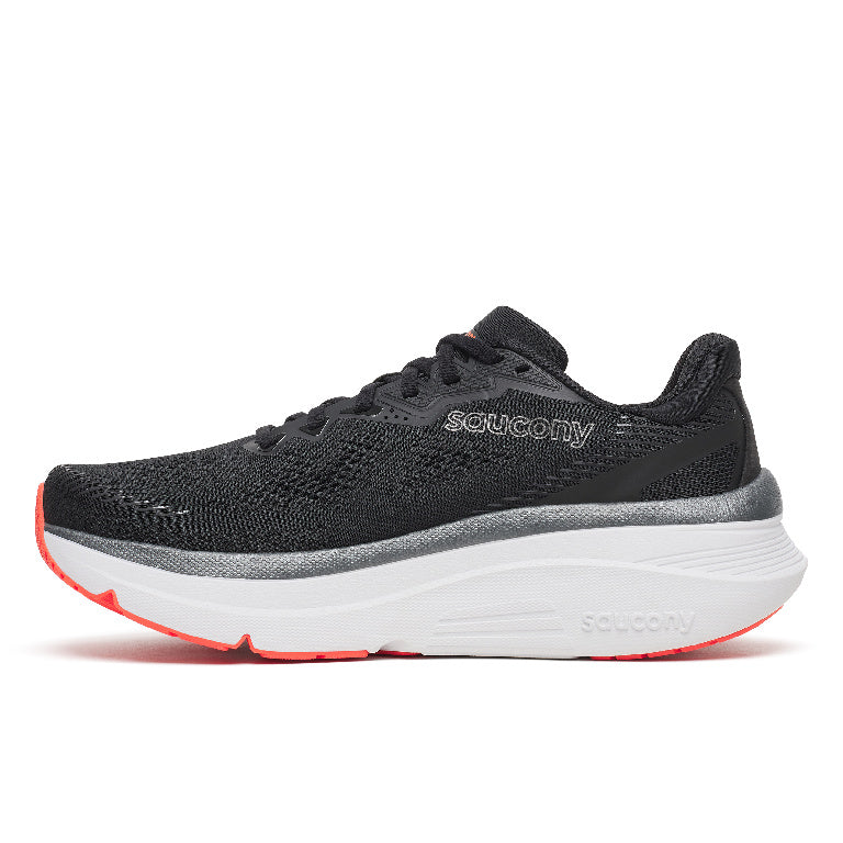 Saucony Men's Guide 19 Running Shoes in Black/Vizired