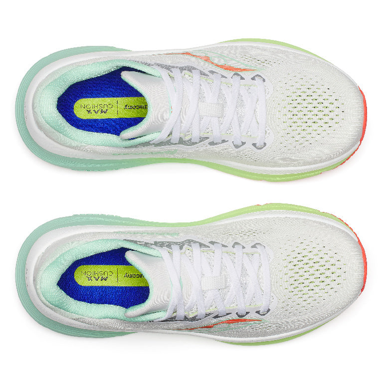 Saucony Women's Guide 19 Running Shoes in White/Tint