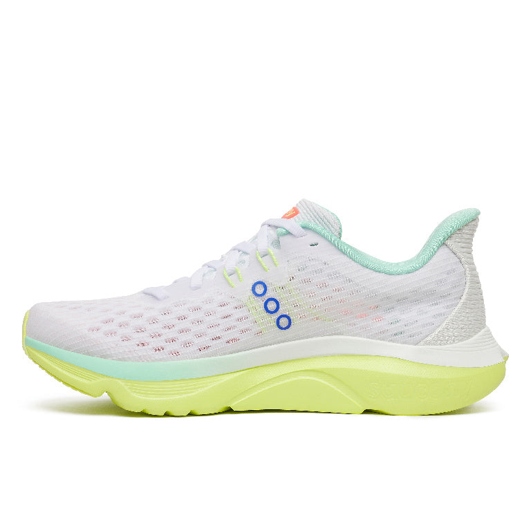 Saucony Women's Kinvara 16 Running Shoes in White/Tart