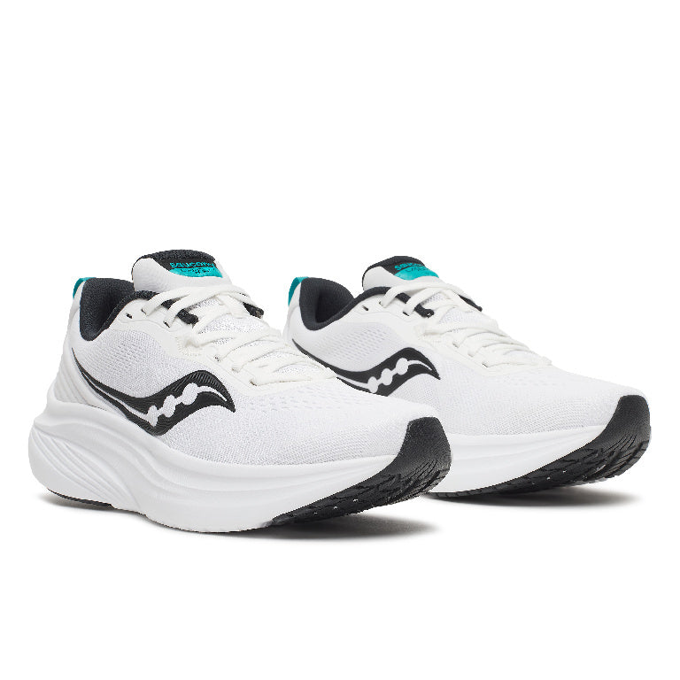 Saucony Men's Lancer Run Running Shoes in White/Black