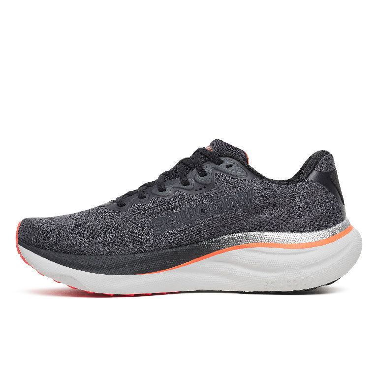 Saucony Men's Ride 19 Running Shoes in Carbon/Black