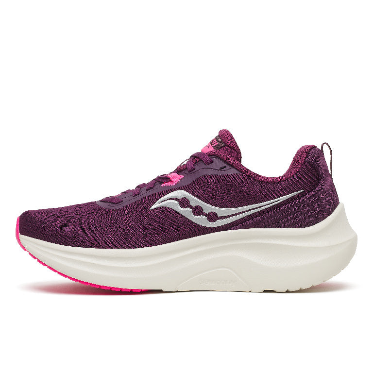 Saucony Women's Lancer Run Running Shoes in Eggplant/Ivory