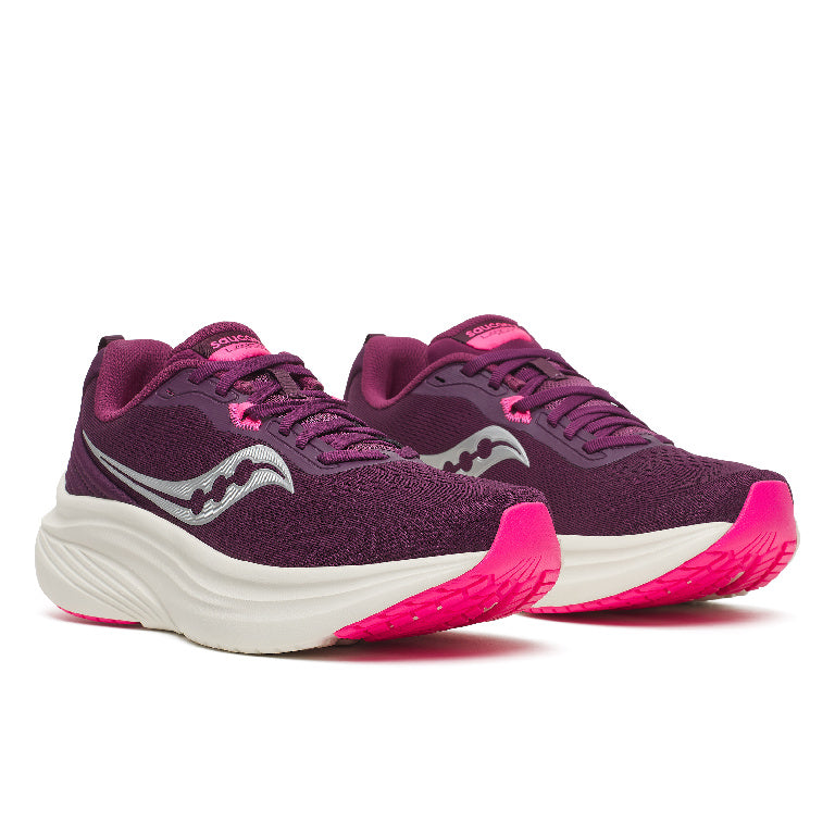 Saucony Women's Lancer Run Running Shoes in Eggplant/Ivory