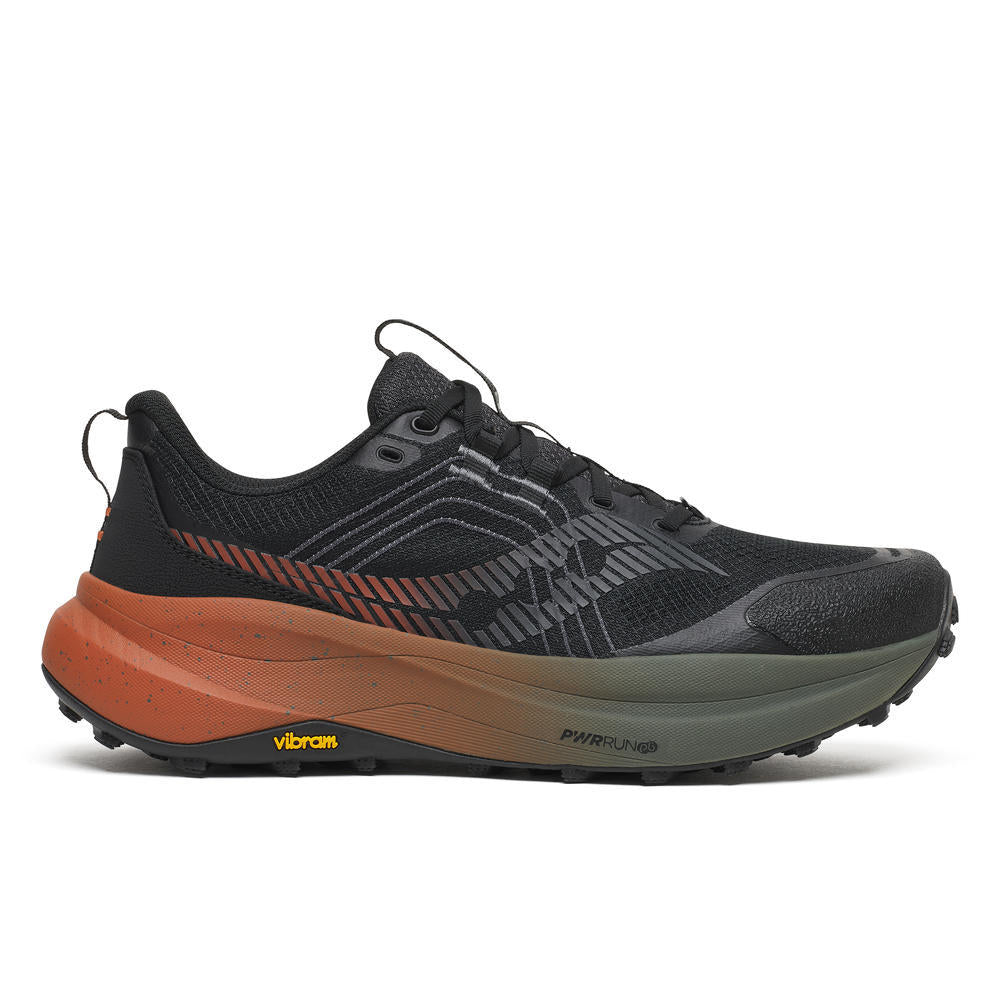 Saucony Men's Xodus Ultra 4 Running Shoes in Black/Rust