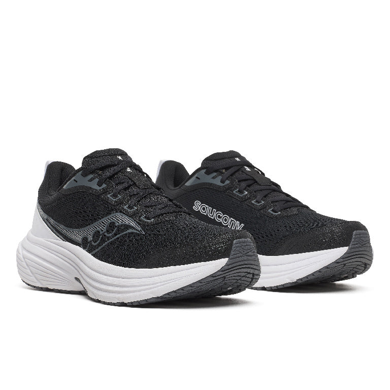 Saucony Men's Cohesion 19 Running Shoes in Black/White
