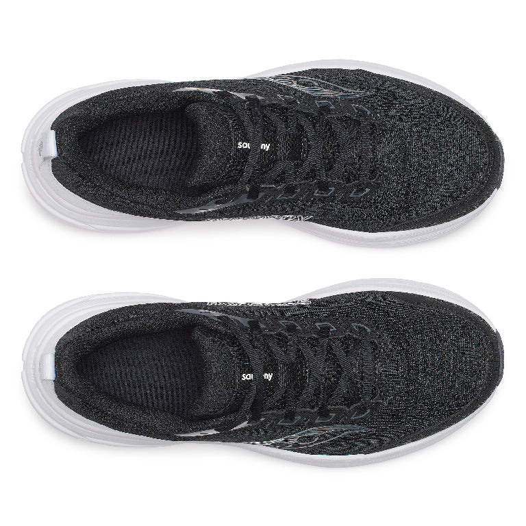 Saucony Men's Cohesion 19 Running Shoes in Black/White