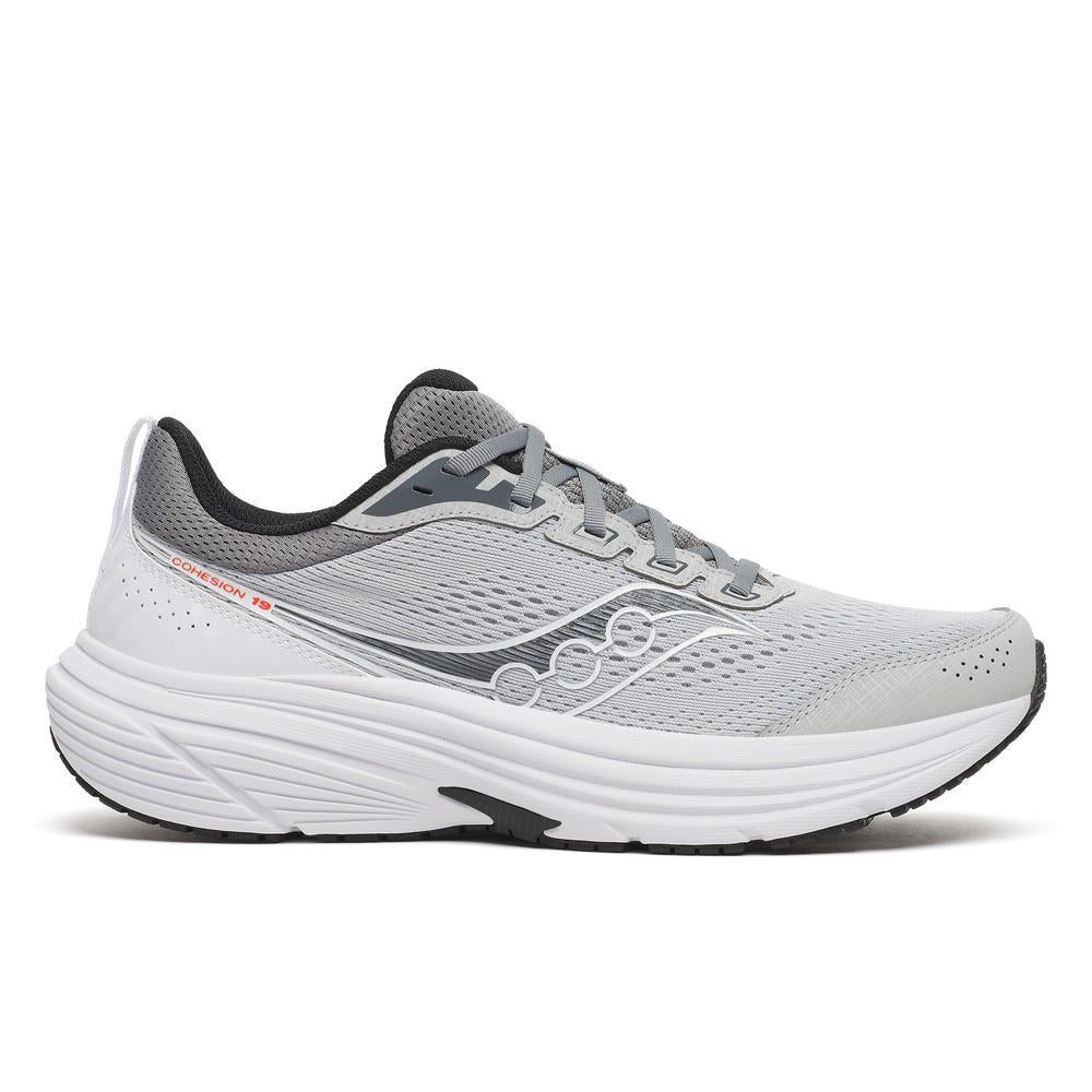 Saucony Men's Cohesion 19 Running Shoes in Cadet/Black (Wide)
