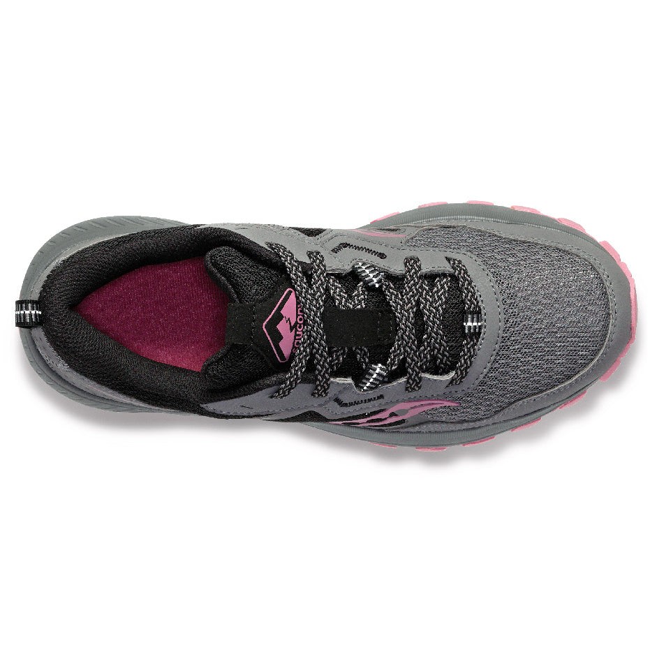 Saucony Women's Excursion TR16 Running Shoes in Charcoal/Rose