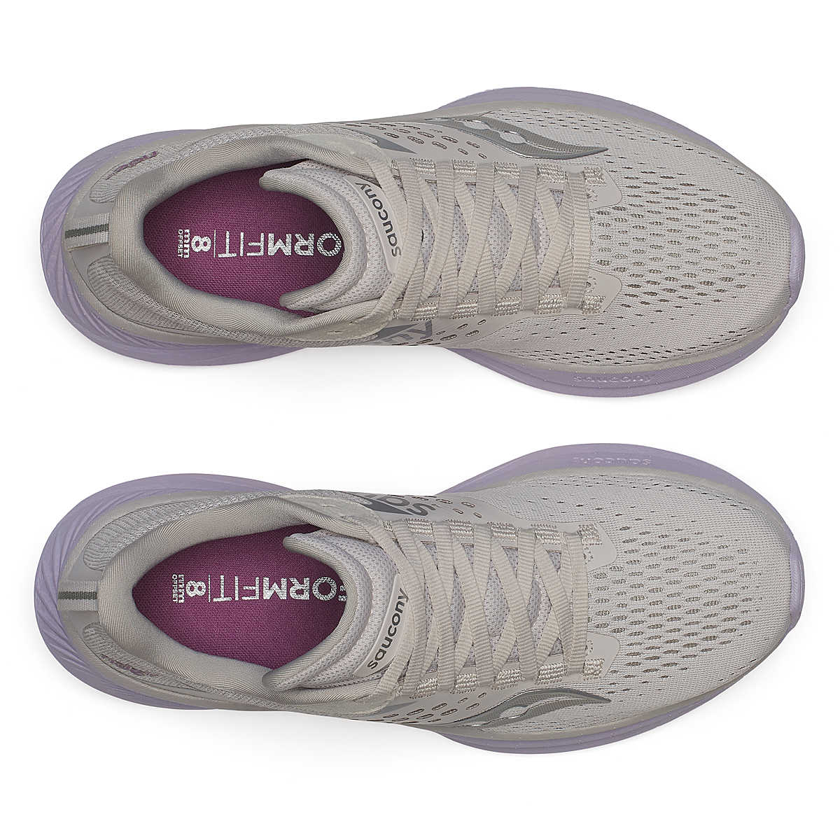 Saucony Women's Ride 17 in Moon/Viola