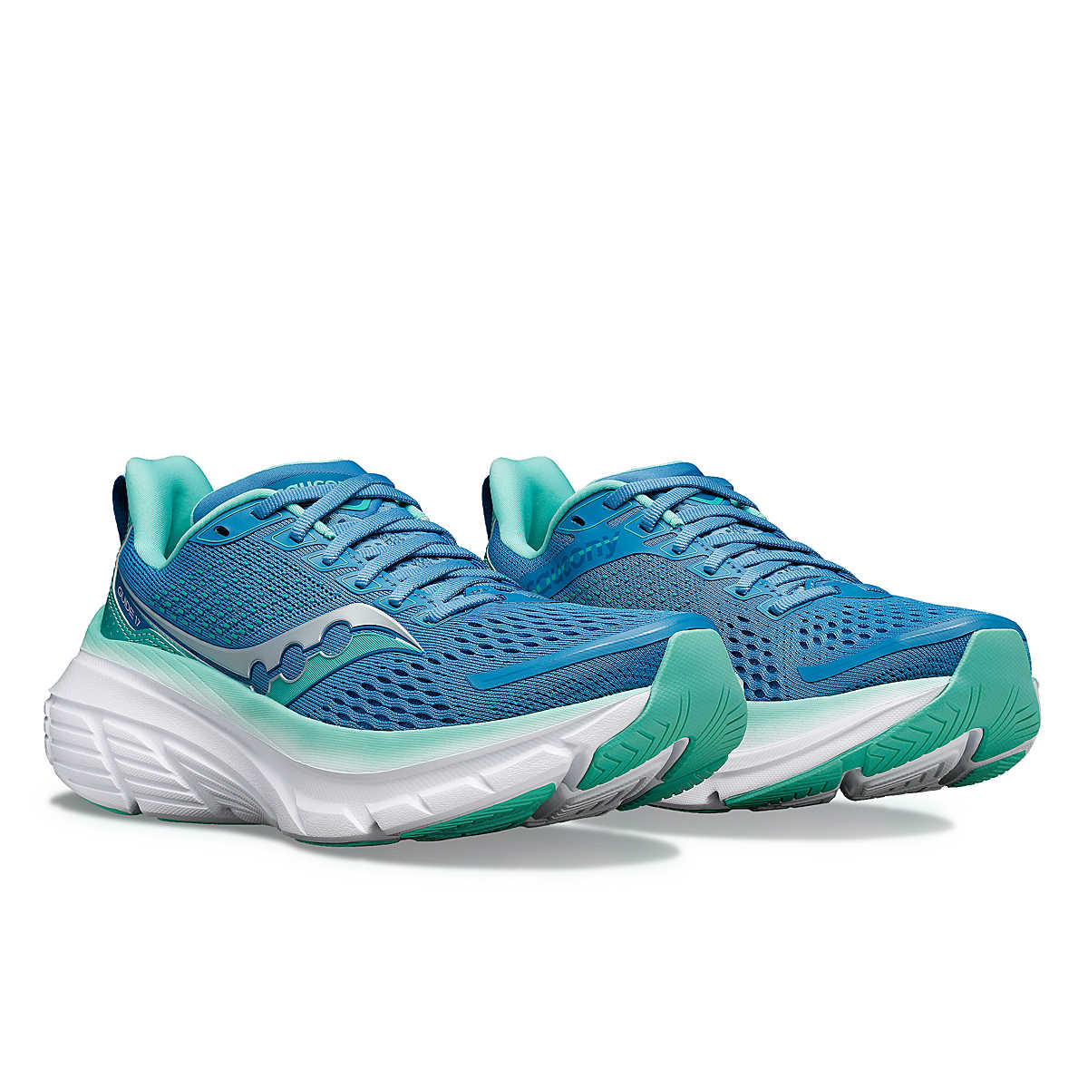 Saucony Women's Guide 17 in Breeze/Mint