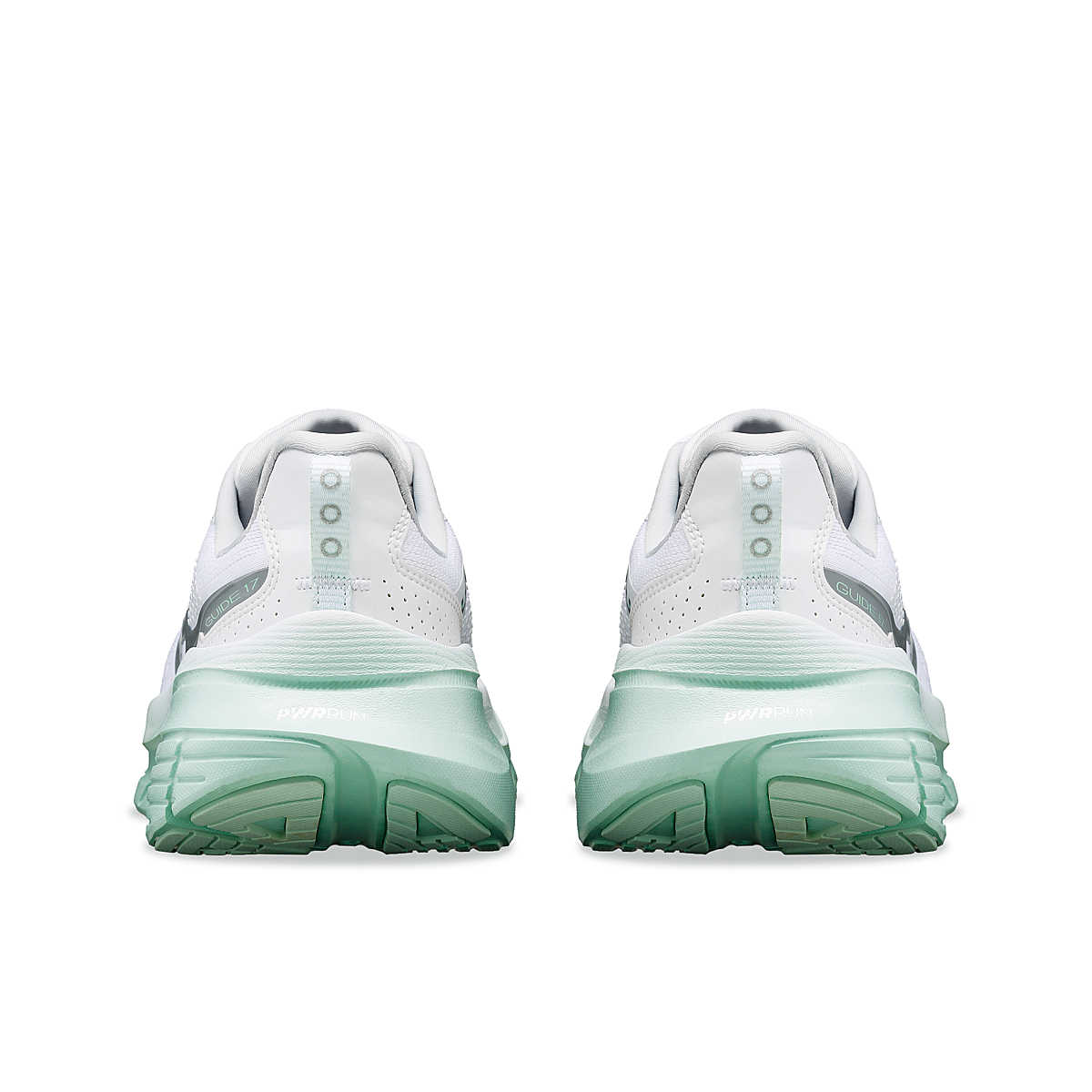 Saucony Women's Guide 17 in White/Jade