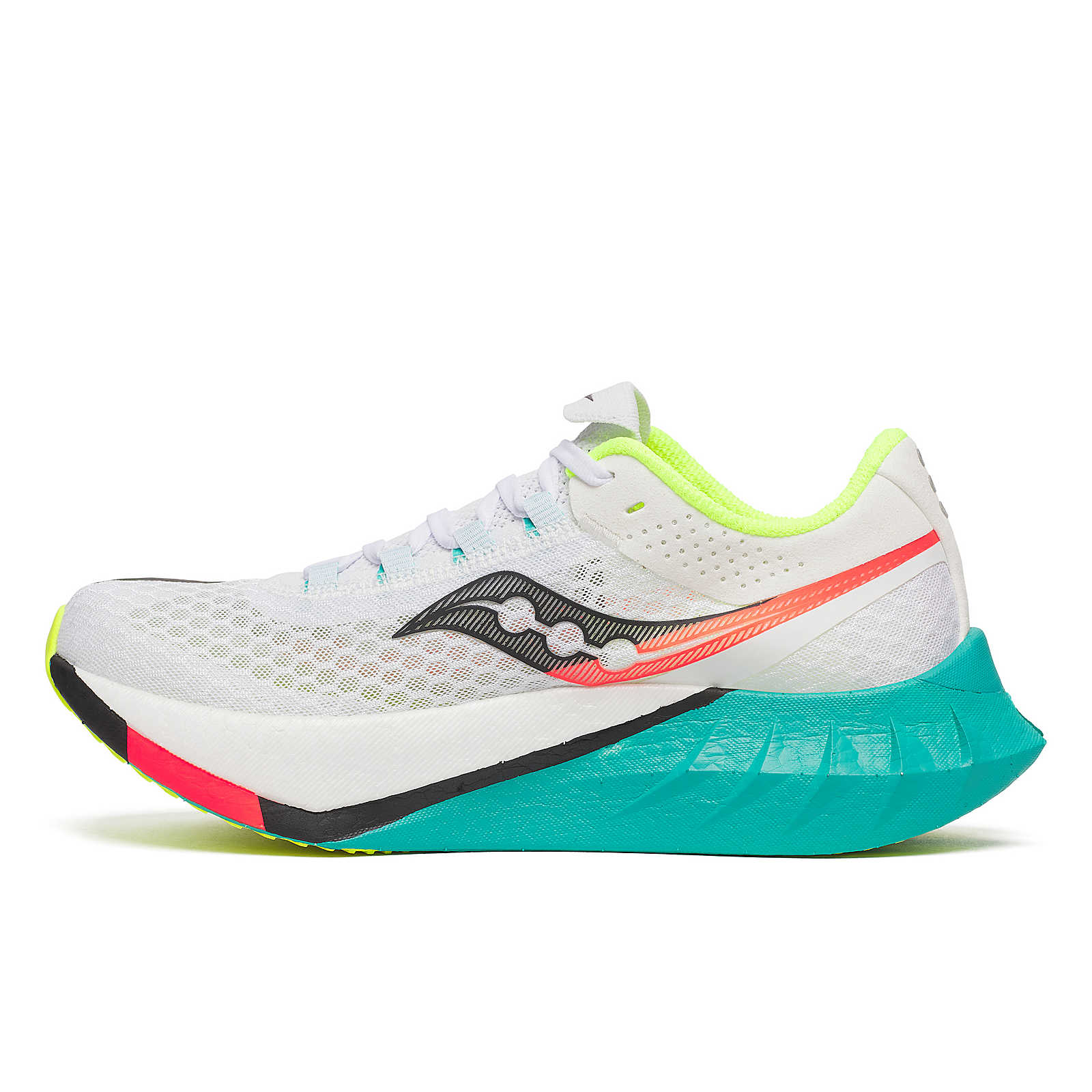 Saucony Women's Endorphin Pro 4 Running Shoes in White/Crocus