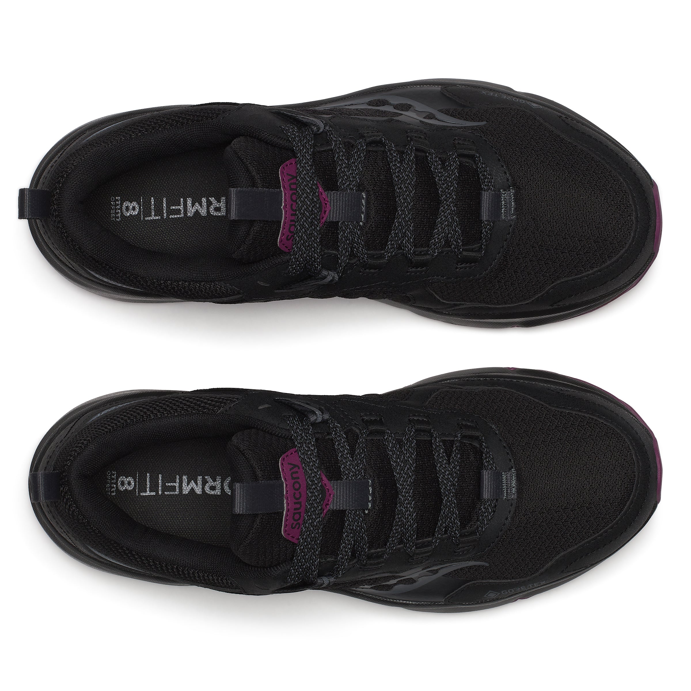 Saucony Men's Excursion TR17 Gtx Running Shoes in Black/Plum