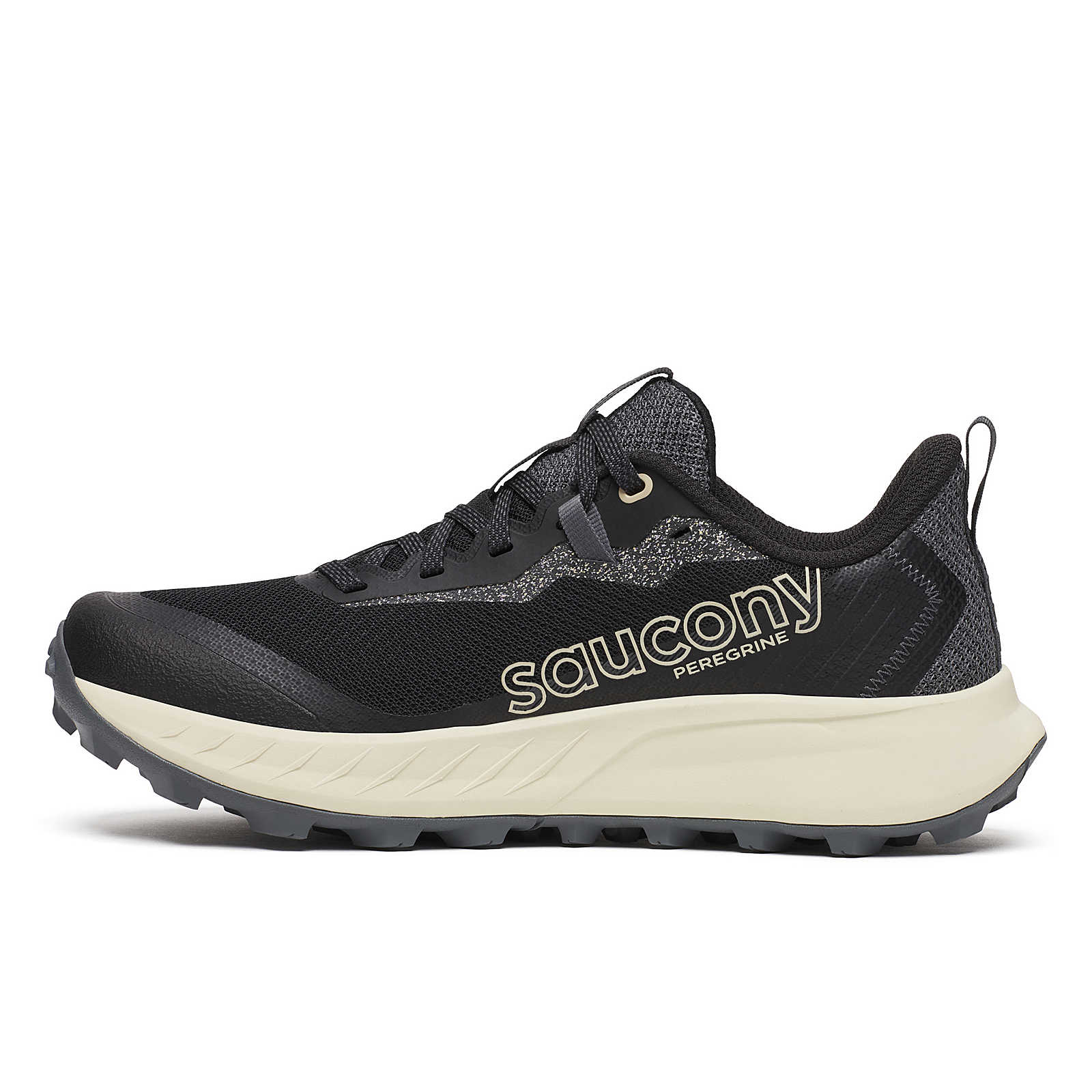 Saucony Women's Peregrine 15 Running Shoes in Black/Pearl