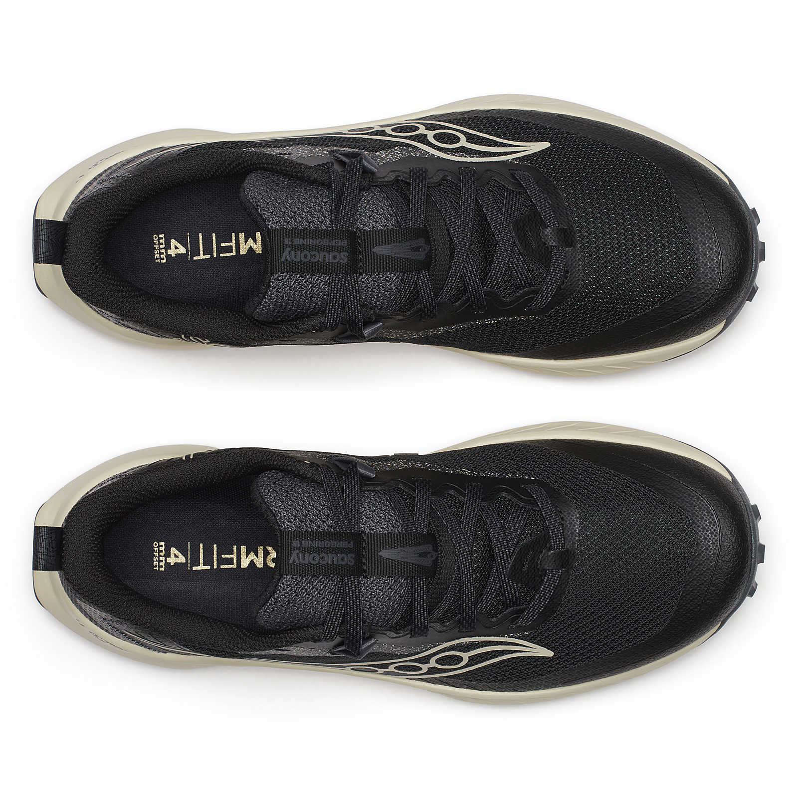 Saucony Women's Peregrine 15 Running Shoes in Black/Pearl