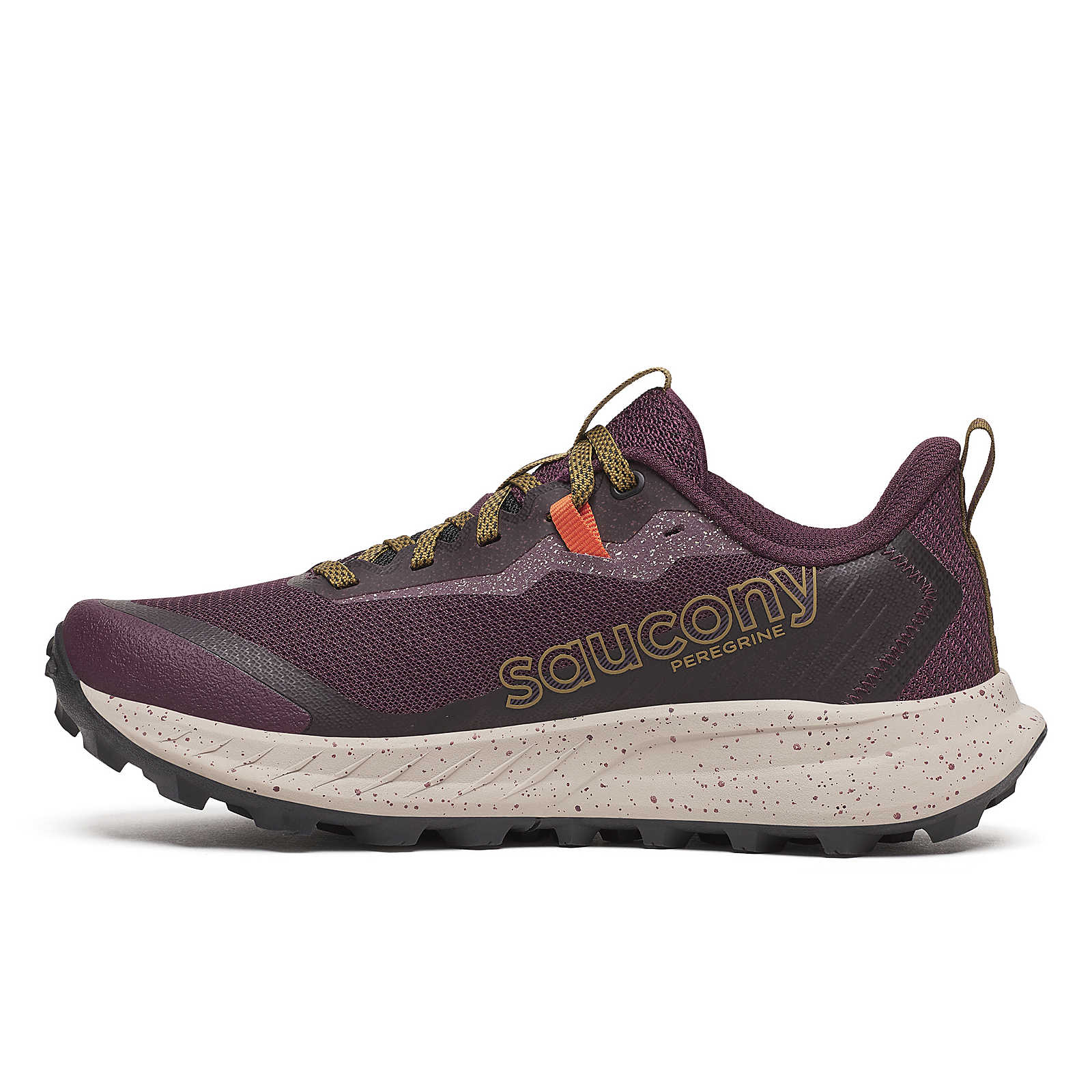 Saucony Women's Peregrine 15 Running Shoes in Wine/Kodiak