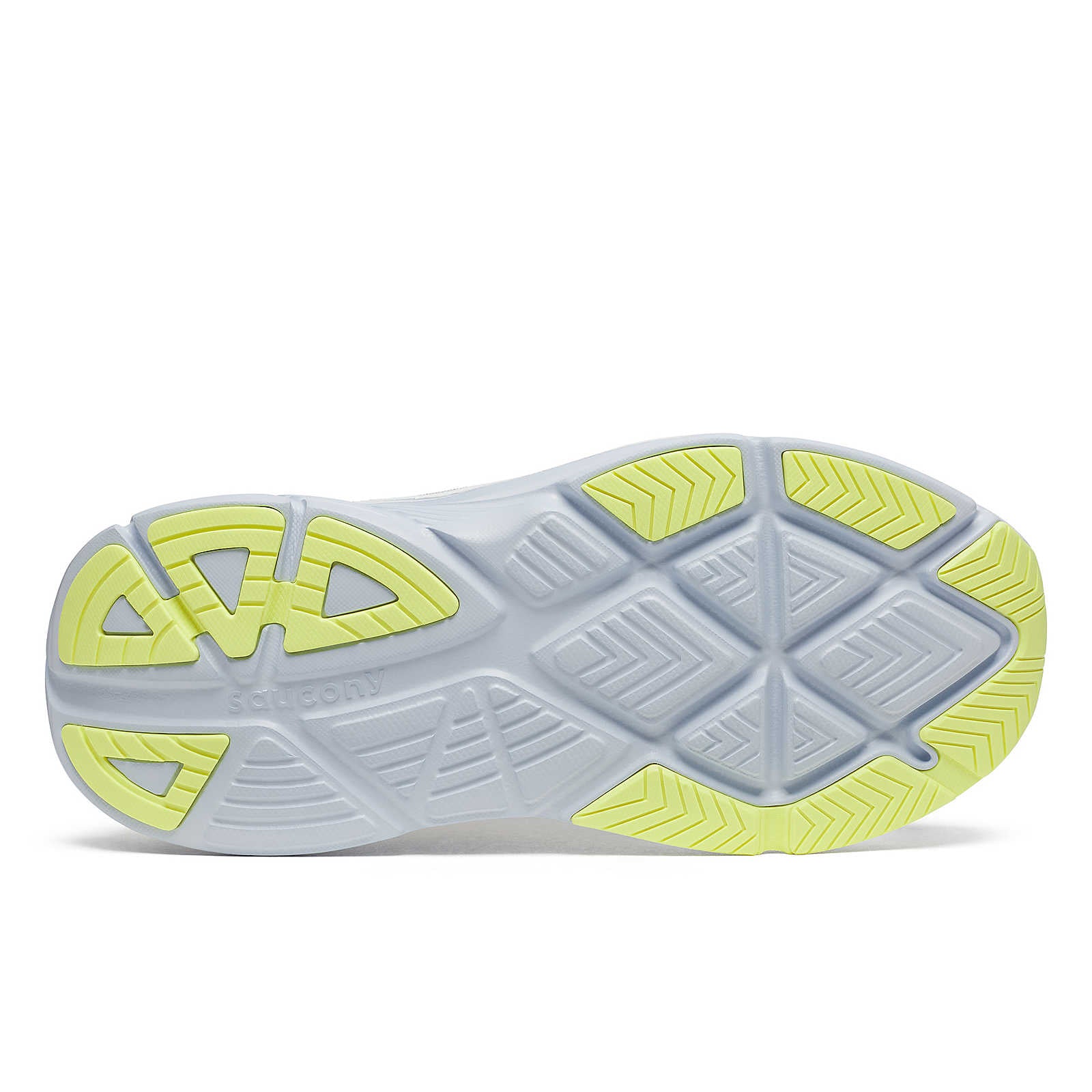 Saucony Women's Guide 18 Running Shoes in White/Ice Melt