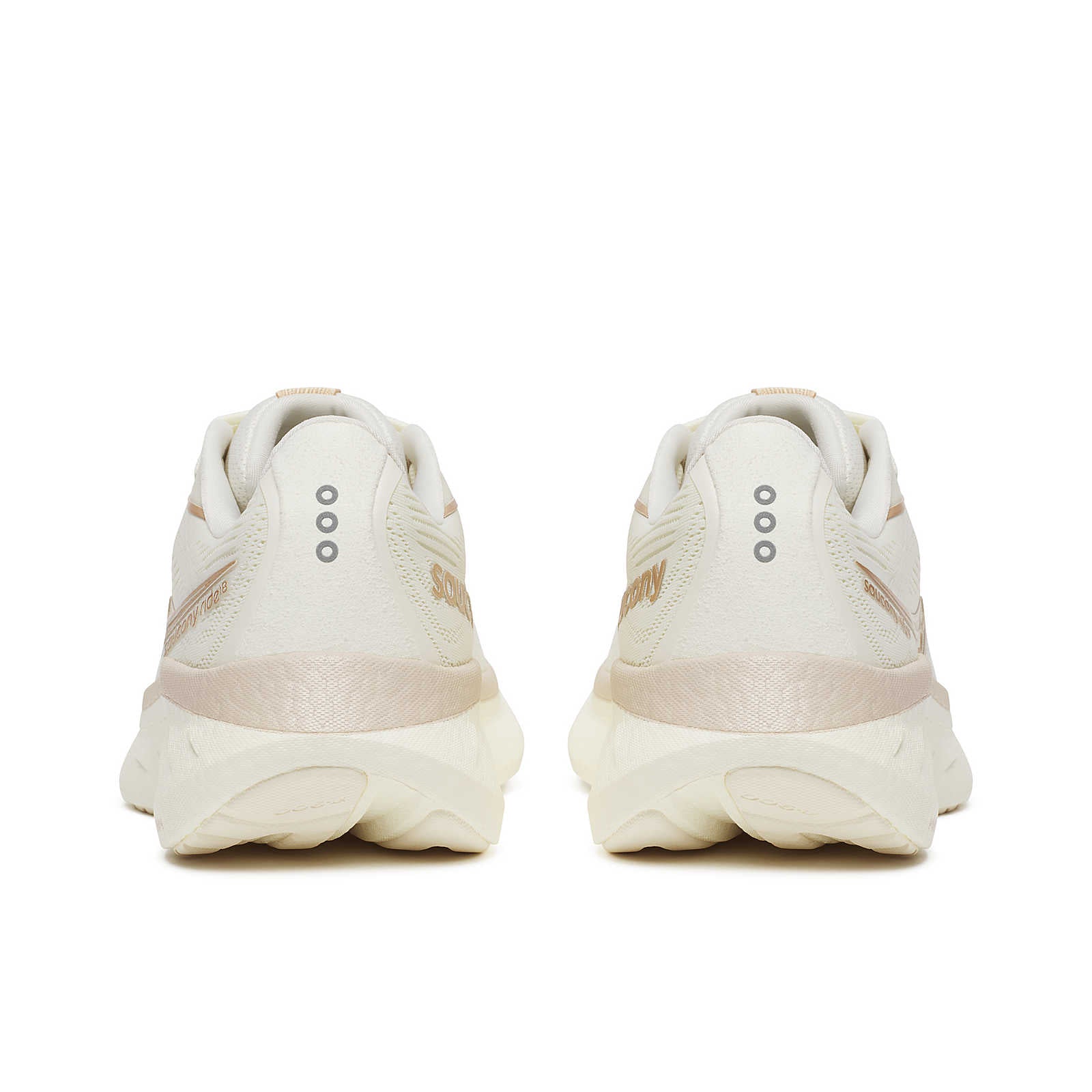 Saucony Women's Ride 18 Running Shoes in Vanilla