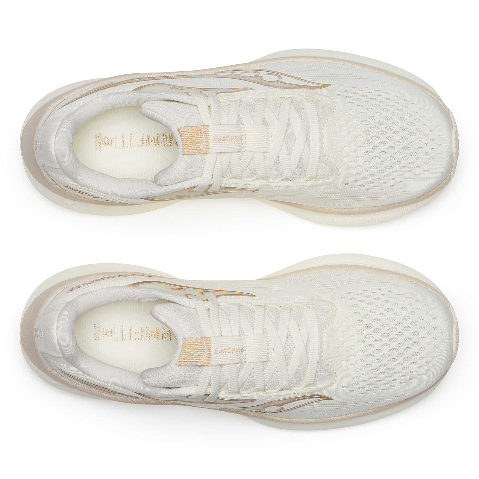 Saucony Women's Ride 18 Running Shoes in Vanilla