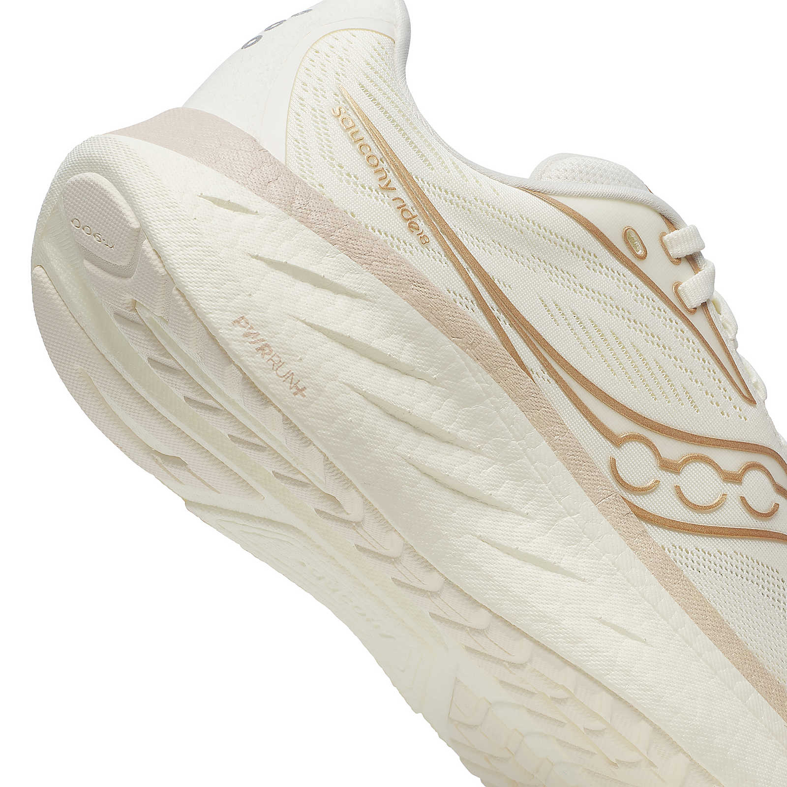 Saucony Women's Ride 18 Running Shoes in Vanilla