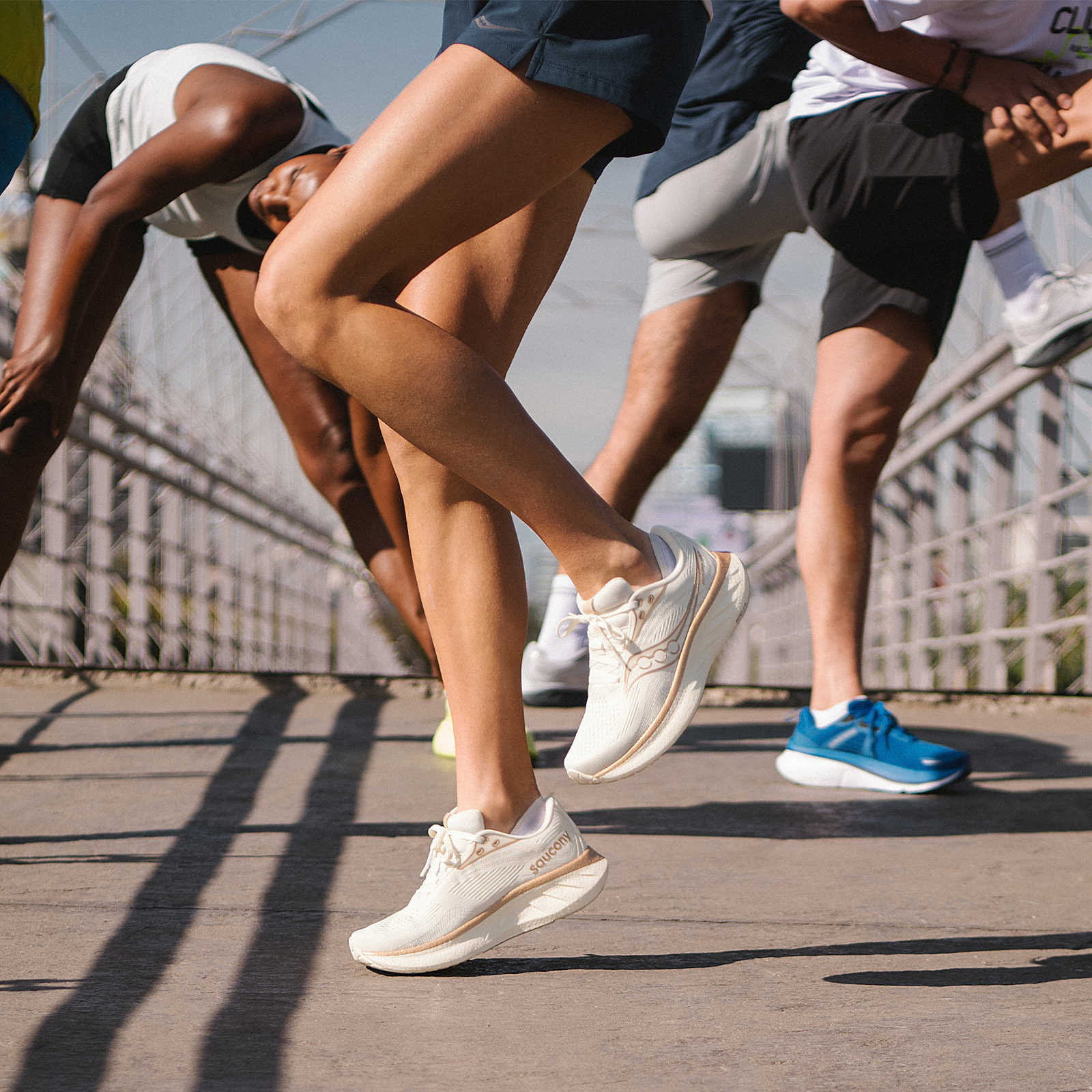 Saucony Women's Ride 18 Running Shoes in Vanilla