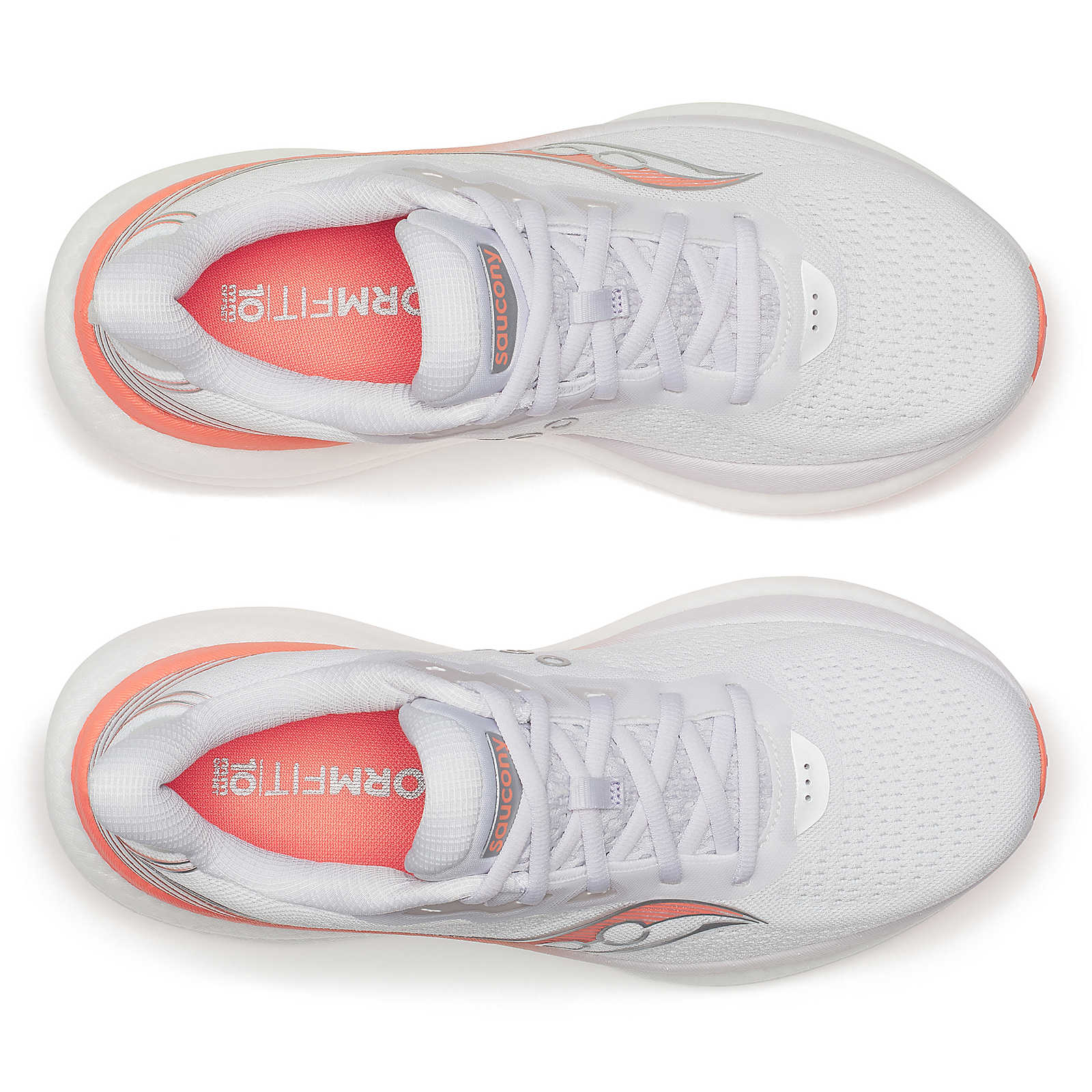 Saucony Women's Triumph 23 Running Shoes in White/Wistful