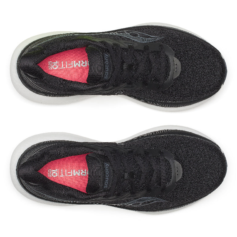Saucony Women's TRiumph 23 Running Shoes in Black/White