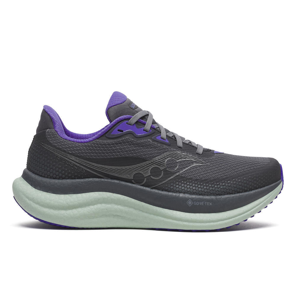 Saucony Women's TRiumph 23 Gtx Running Shoes in Shadow/Aloe