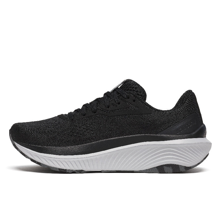 Saucony Women's Echelon 10 Running Shoes in Black/Silver (Wide)