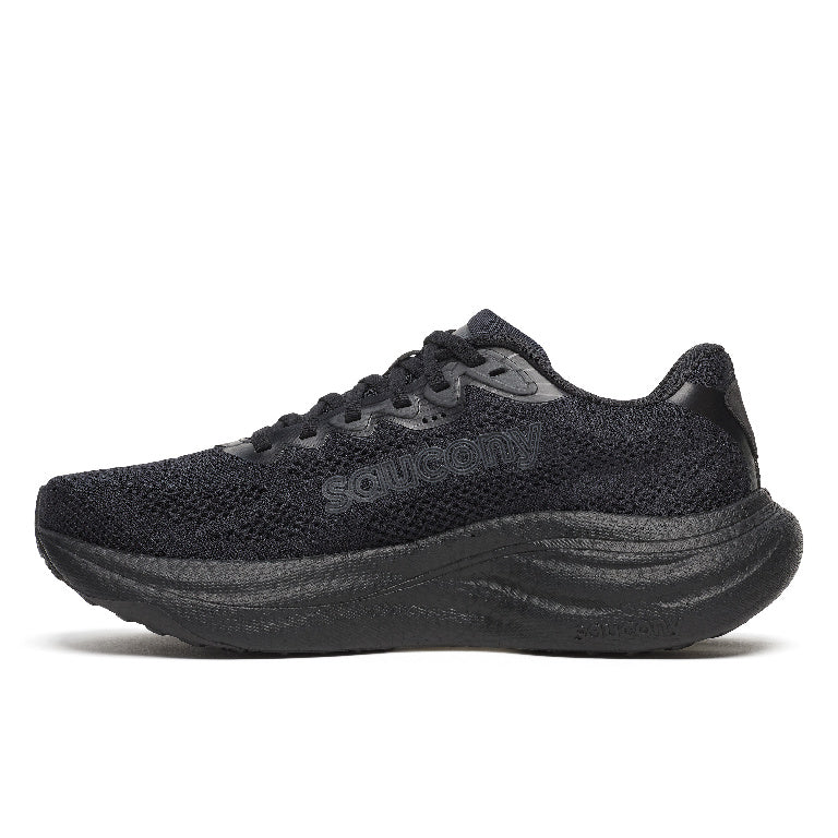 Saucony Women's Ride 19 Running Shoes in Triple Black