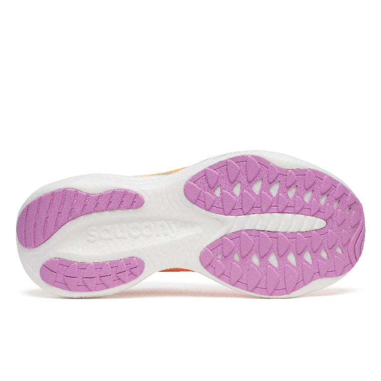 Saucony Women's Ride 19 Running Shoes in Fire/Orchid