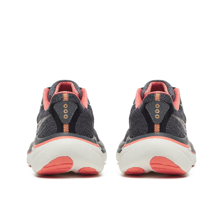 Saucony Women's Ride 19 Running Shoes in Shadow/Salmon