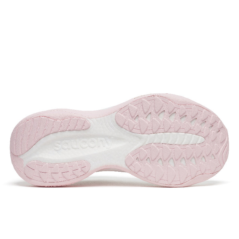 Saucony Women's Ride 19 Running Shoes in White/Silk