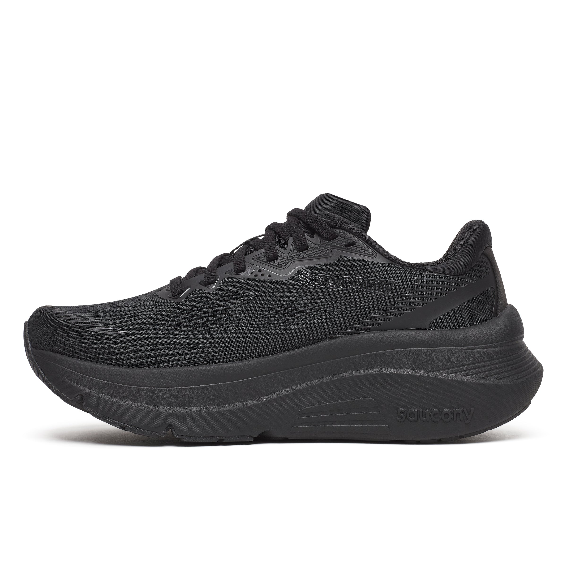 Saucony Women's Guide 19 Running Shoes in Triple Black