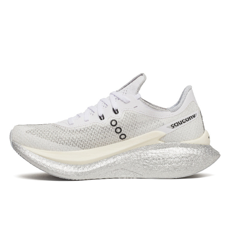 Saucony Women's Endorphin Pro 5 Running Shoes in White/Black
