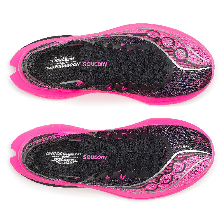 Saucony Women's Endorphin Pro 5 Running Shoes in Black/Shock