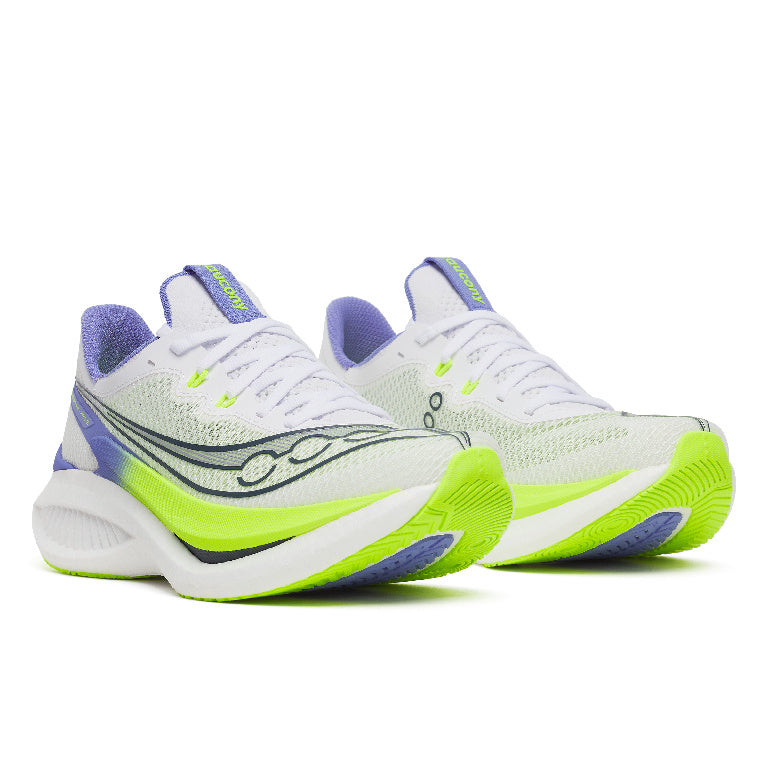 Saucony Women's Endorphin Pro 5 Running Shoes in White/Iolite