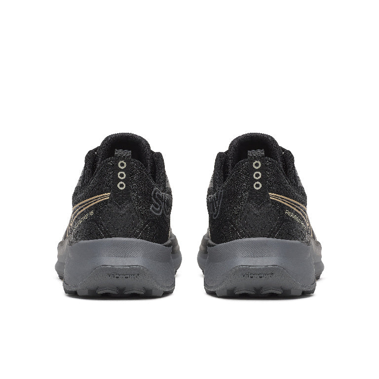 Saucony Women's Peregrine 16 Running Shoes in Black/Carbon