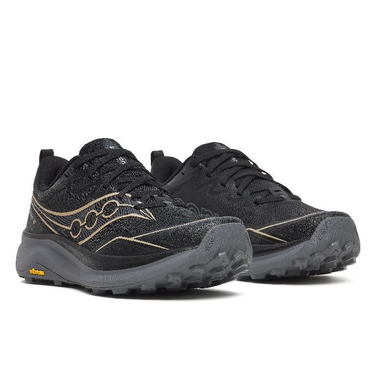 Saucony Women's Peregrine 16 Running Shoes in Black/Carbon
