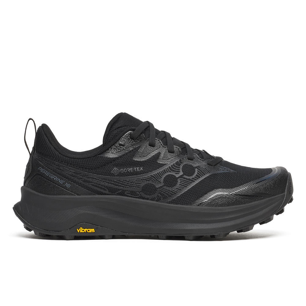 Saucony Women's Peregrine 16 Gtx Running Shoes in Triple Black
