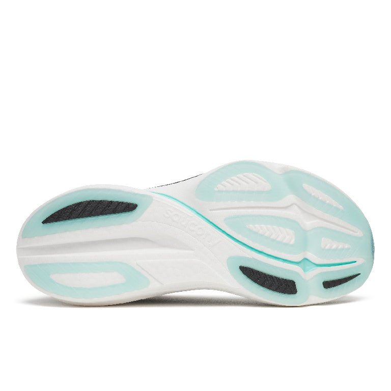 Saucony Men's Endorphin Azura Running Shoes in Black/Aqua