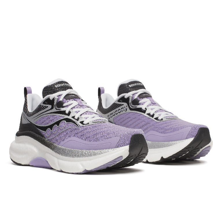 Saucony Women's Omni St 23 Running Shoes in Haze/Black