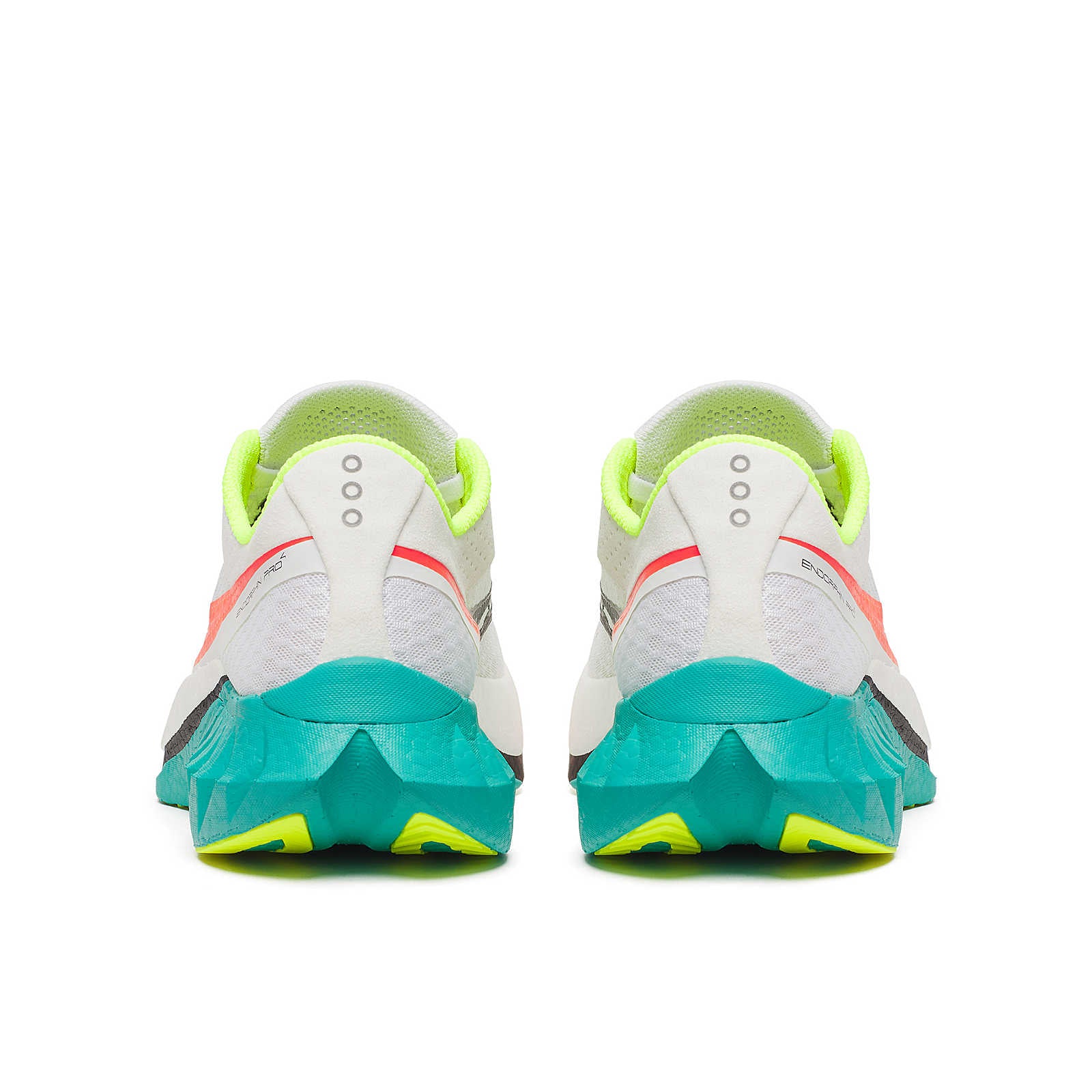 Saucony Men's Endorphin Pro 4 Running Shoes in White/Mutant