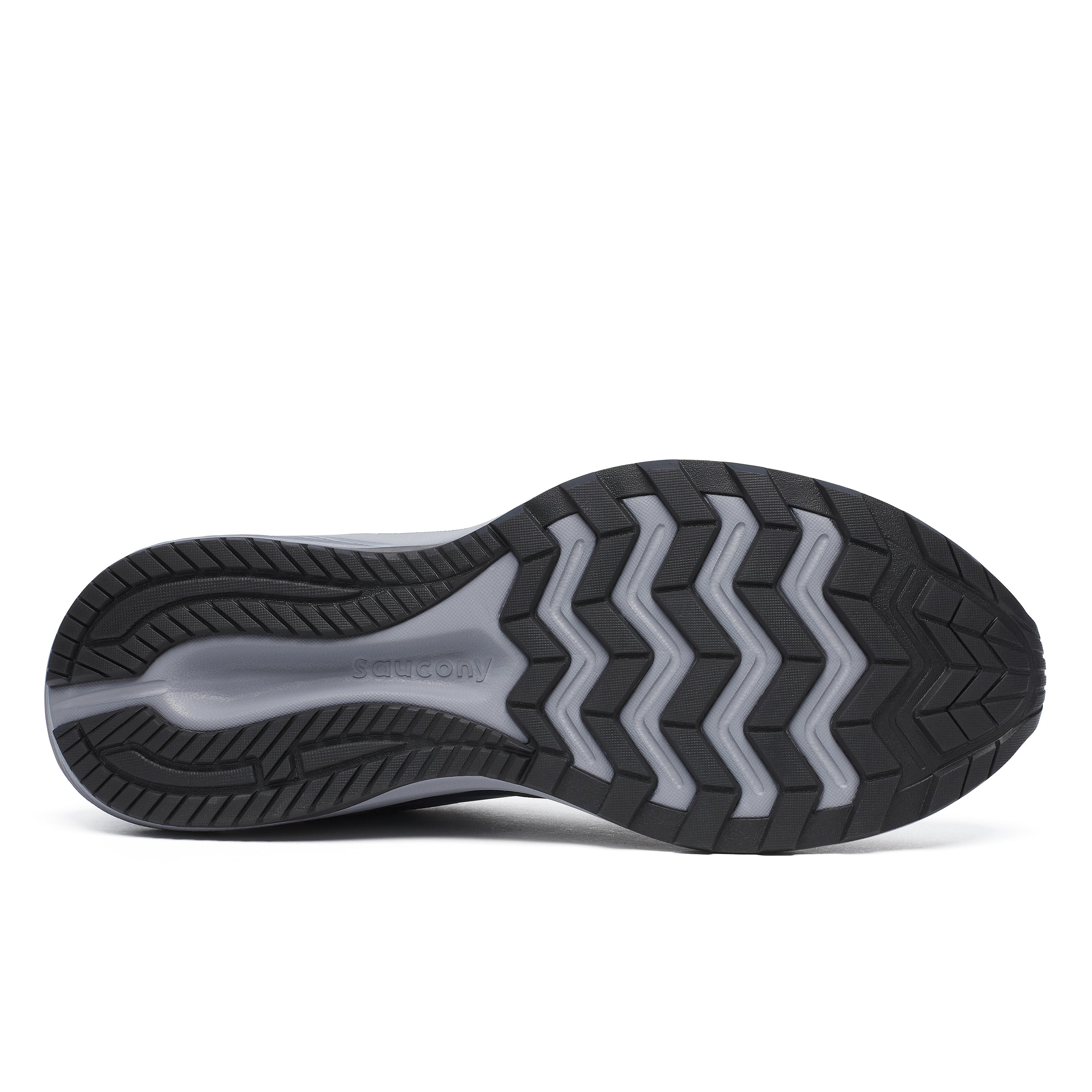 Saucony Men's Cohesion 17 Running Shoes in Dusk/Black (Wide)