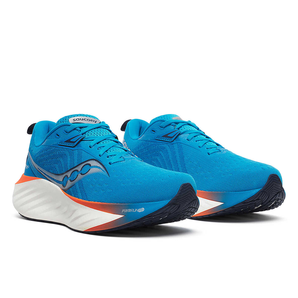 Saucony Men's Triumph 22 Wide in Viziblue/Pepper