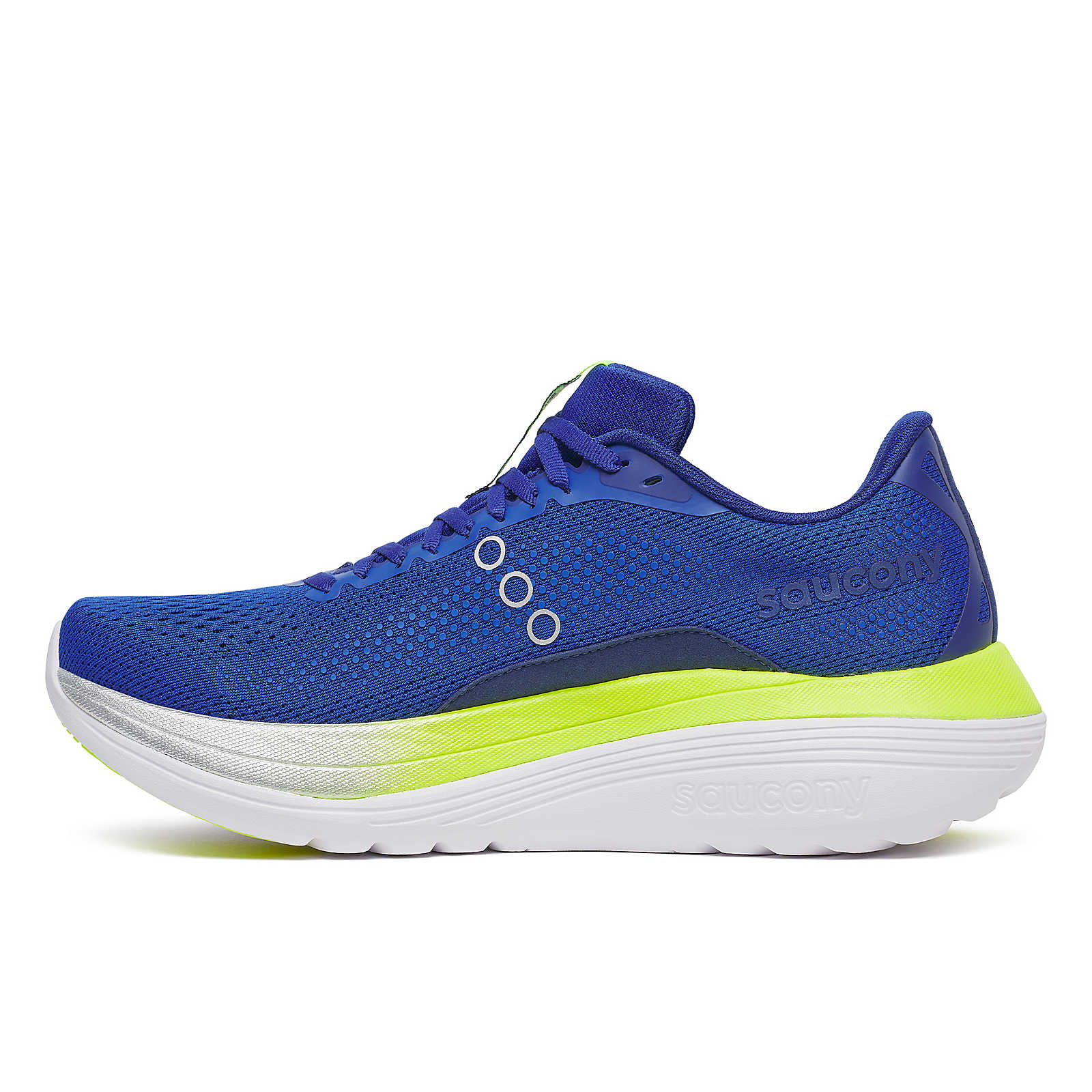 Saucony Men's Endorphin Trainer Running Shoes in Lapis/Citron